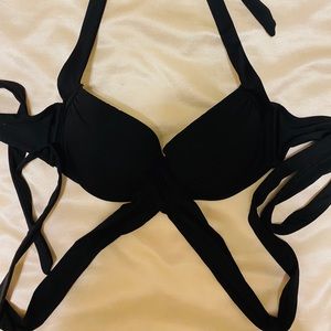 VS Victoria’s Secret Swim black push-up top